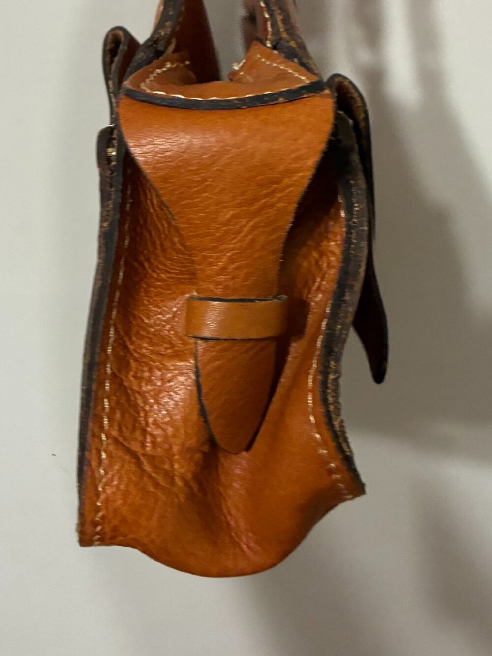 Patricia Nash Zurigo Italian Saddle Leather Hobo Shoulder Satchel Bag Purse Y2K - Picture 3 of 8